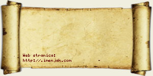 Joakim Kanić vizit kartica